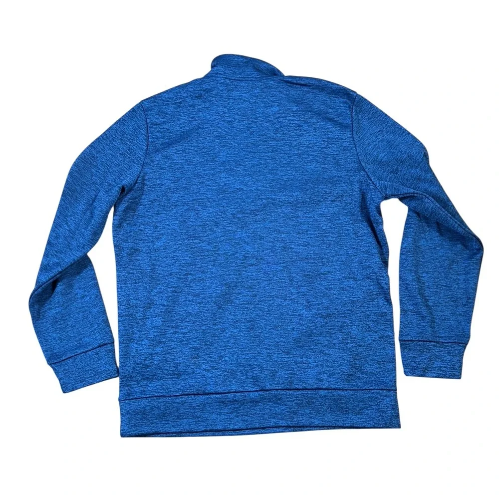 Under Armour Jacket‎ Mens Medium Blue 1/4 Zip Pullover Fleece Outdoors